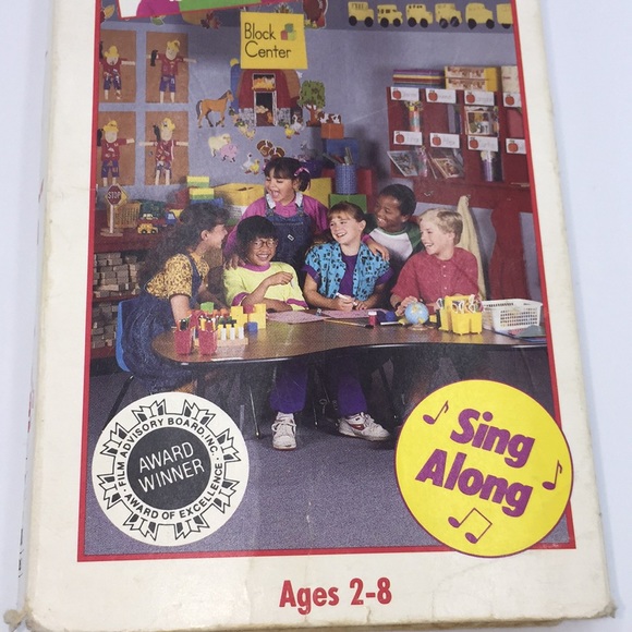 Barney Goes To School Sing Along VHS Video 1990 Vintage Purple Dinosaur - Picture 8 of 10